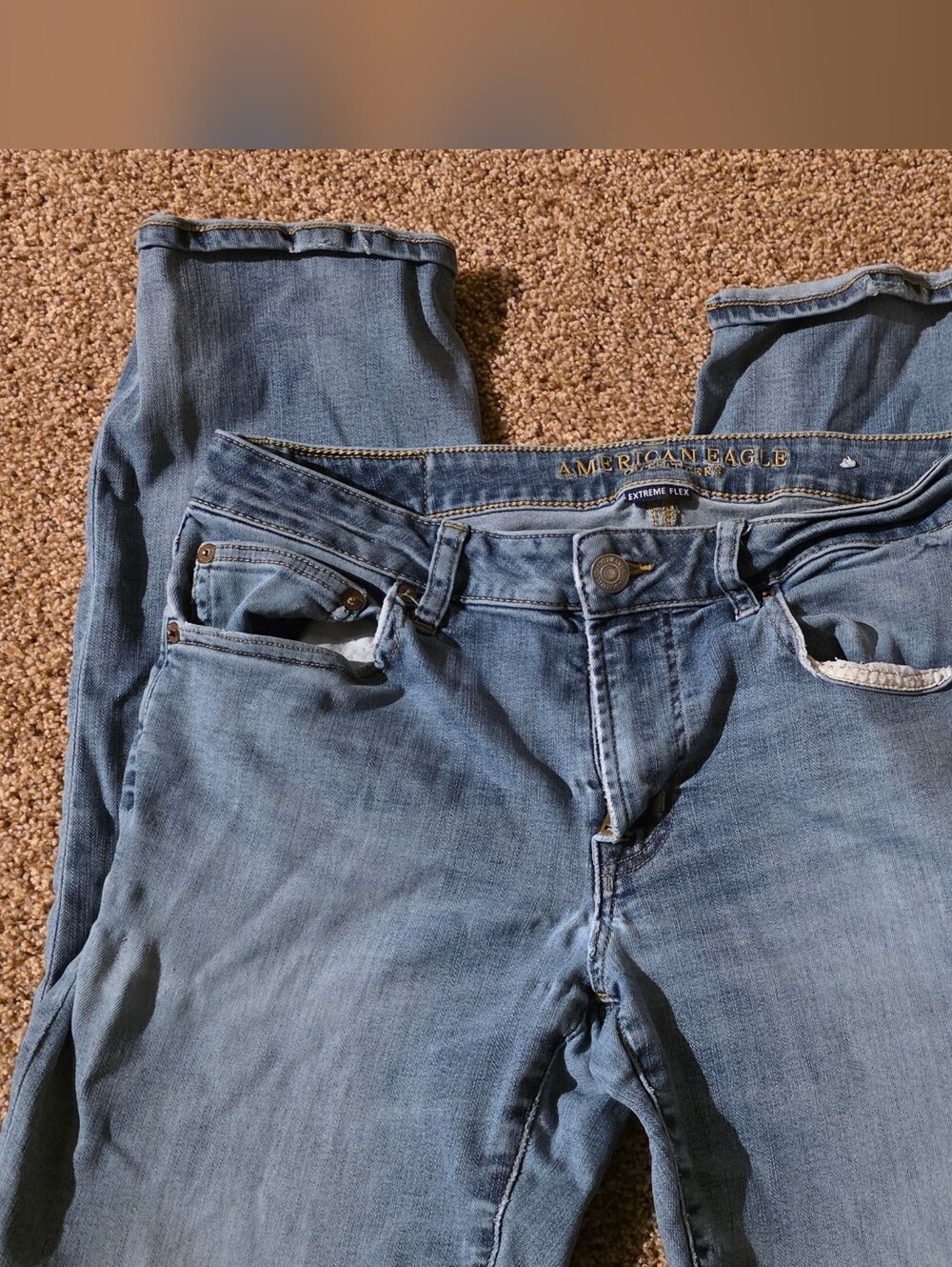 American Eagle Outfitters Light Blue Men’s Extreme Flex Jeans 32×32